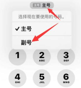 汶川苹果14维修店分享iPhone 14 Pro Max使用副卡打电话的方法 